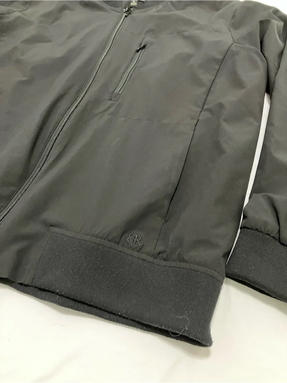 Banana Republic Men's Black Zip-Up Sweater Jacket